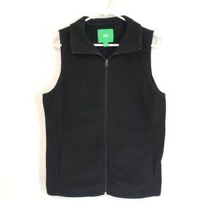 Dip Women's Black Fleece Vest Size M